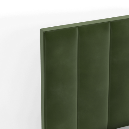 Ava High Headboard Bed in Luxe Fabric