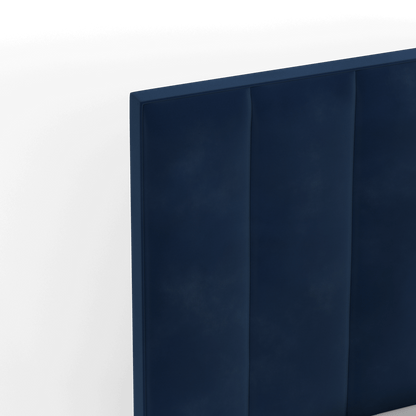 Ava High Headboard Bed in Luxe Fabric