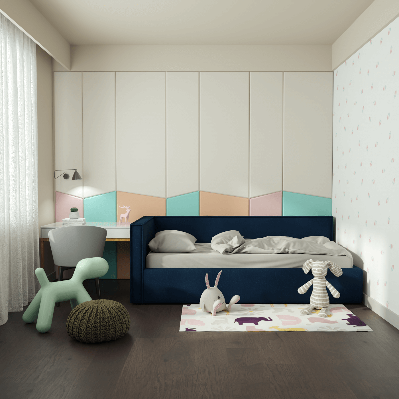 Axel Daybed with Clean Lines and Multi-Use Functionality