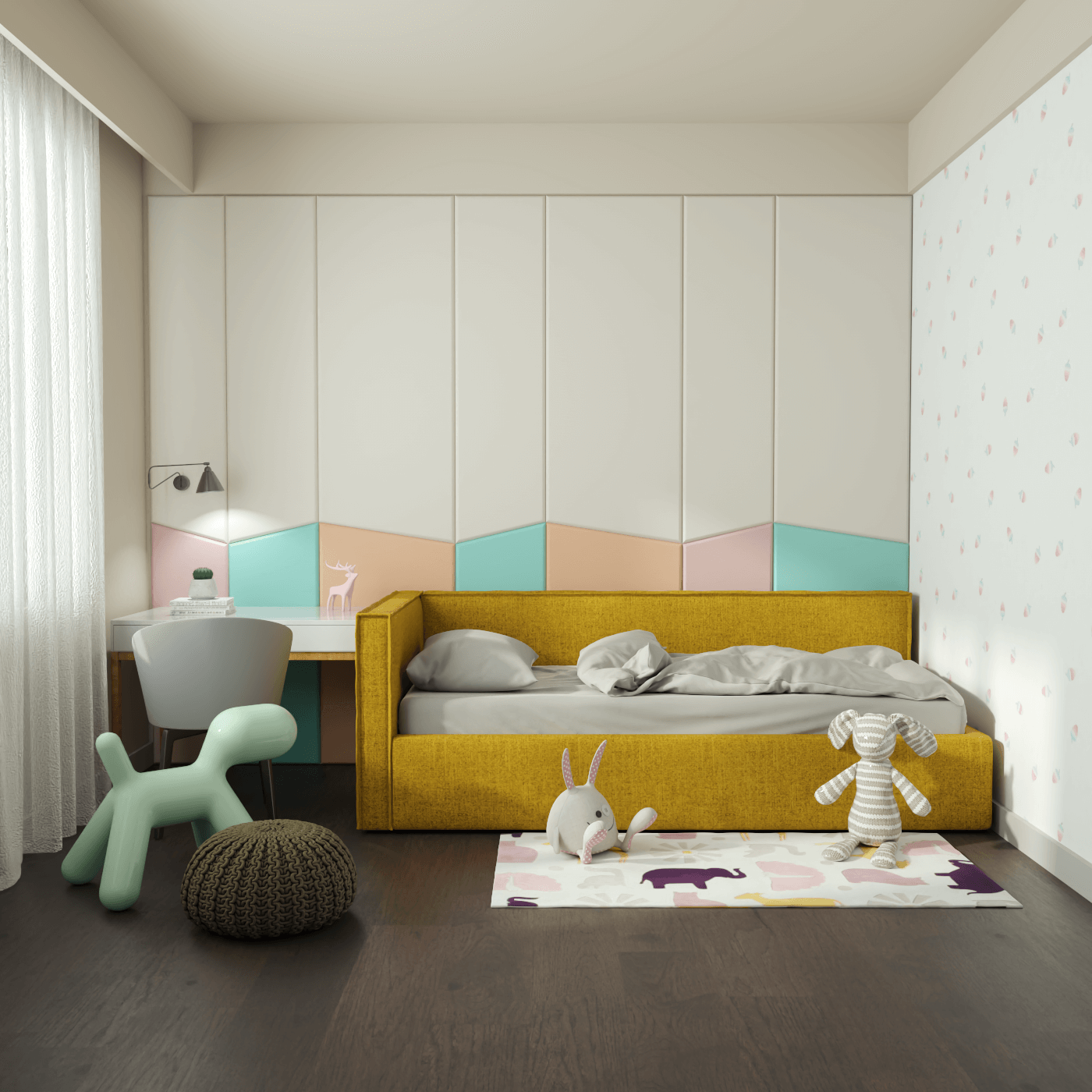 Axel Daybed with Clean Lines and Multi-Use Functionality
