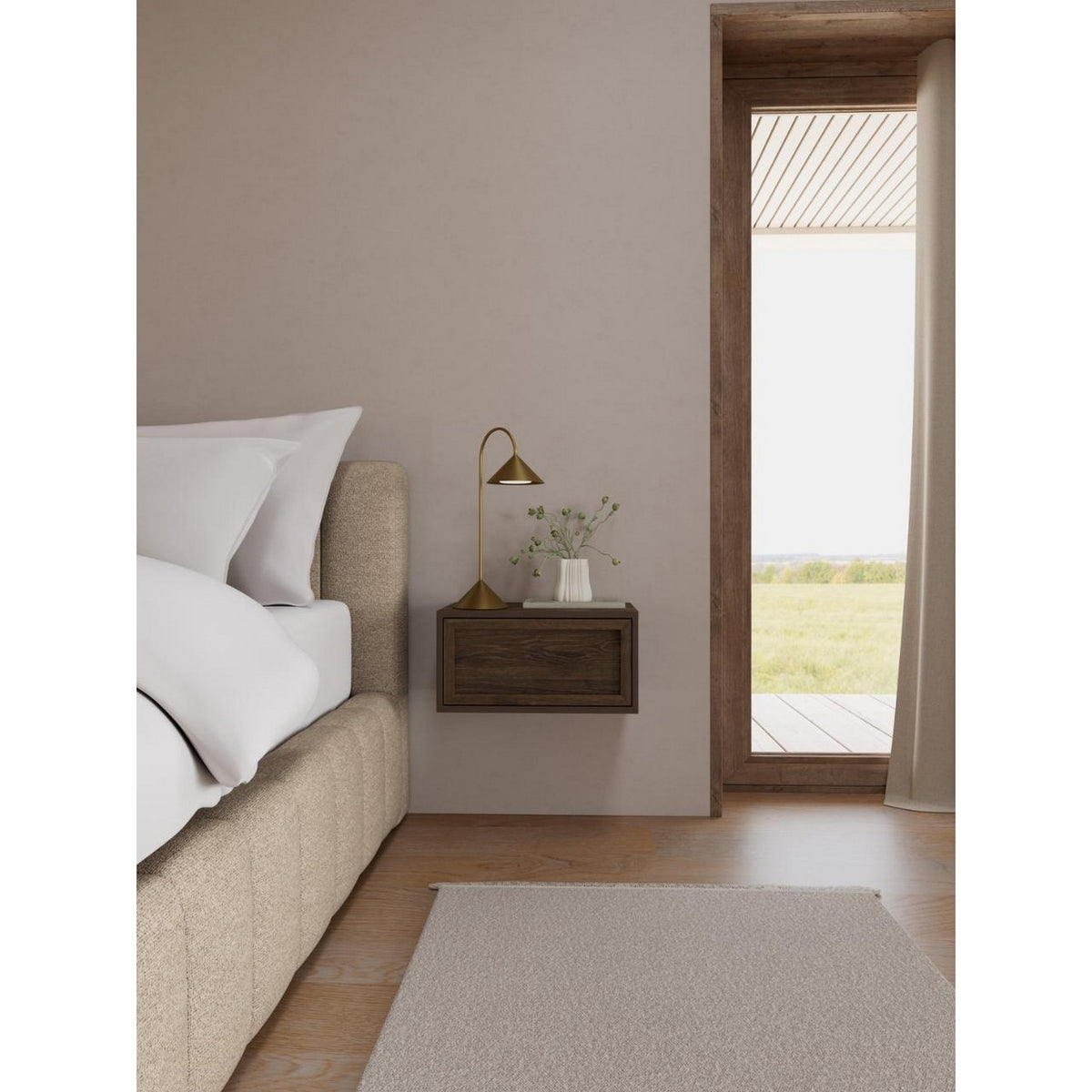 Bedside Table Palmdale - Brown