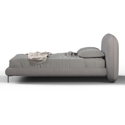 Bolzano Upholstered Bed with Curved Headboard