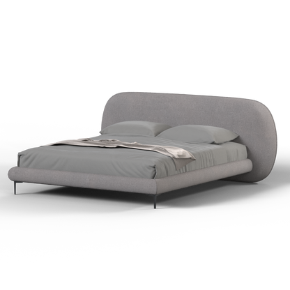 Bolzano Upholstered Bed with Curved Headboard