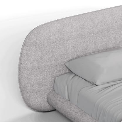 Bolzano Upholstered Bed with Curved Headboard