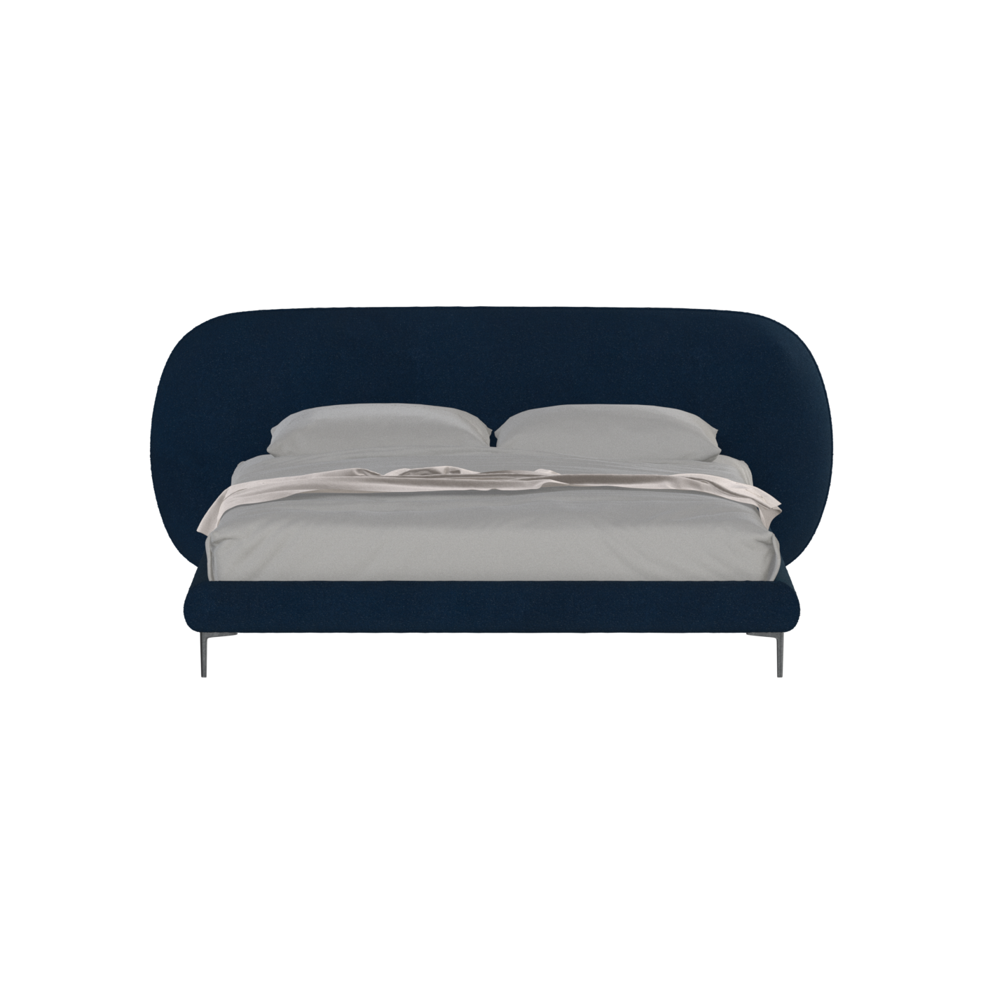 Bolzano Upholstered Bed with Curved Headboard