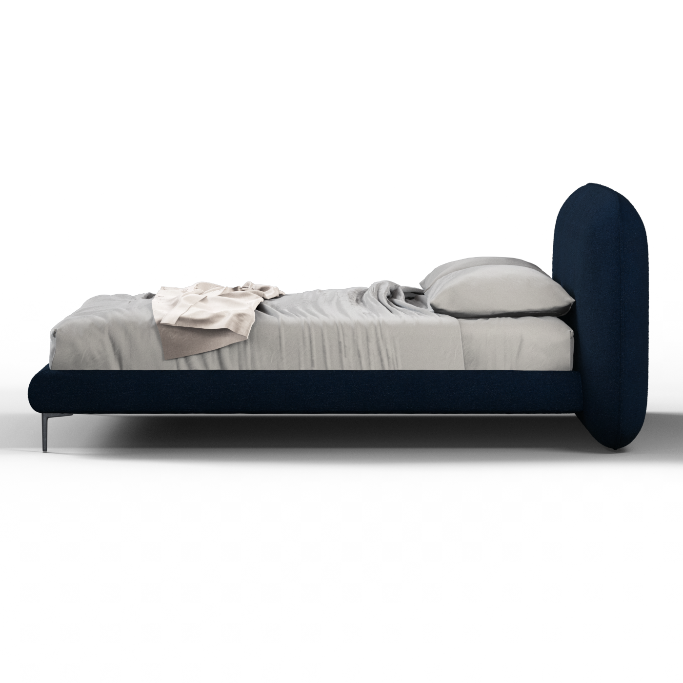 Bolzano Upholstered Bed with Curved Headboard