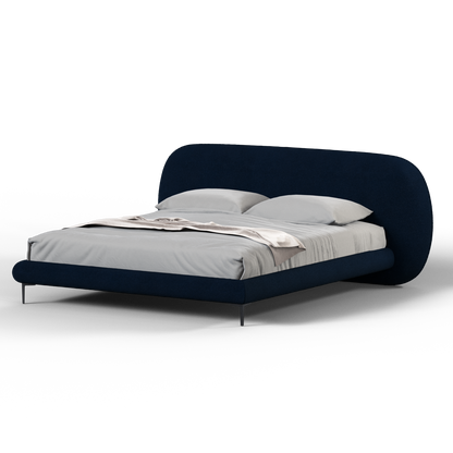 Bolzano Upholstered Bed with Curved Headboard