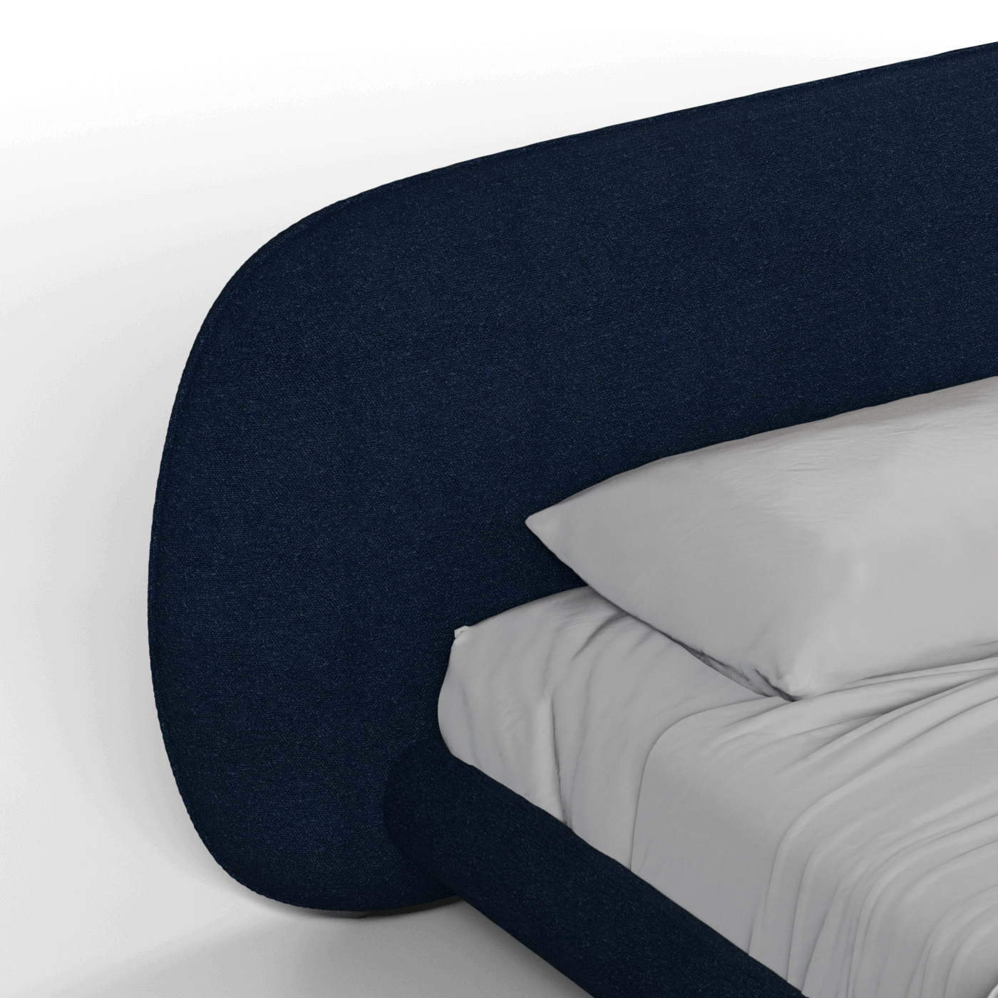 Bolzano Upholstered Bed with Curved Headboard
