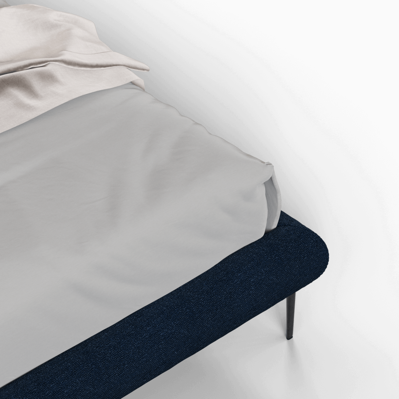 Bolzano Upholstered Bed with Curved Headboard