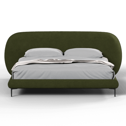 Bolzano Upholstered Bed with Curved Headboard
