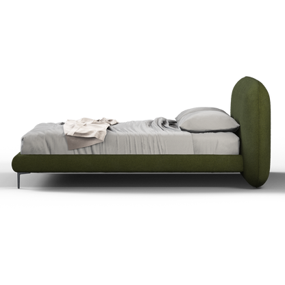 Bolzano Upholstered Bed with Curved Headboard