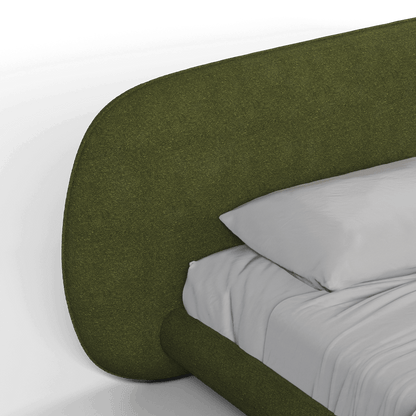 Bolzano Upholstered Bed with Curved Headboard