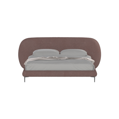 Bolzano Upholstered Bed with Curved Headboard