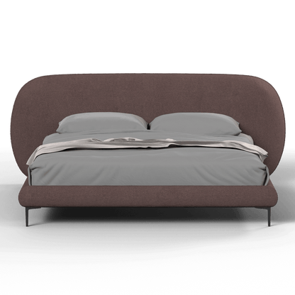 Bolzano Upholstered Bed with Curved Headboard