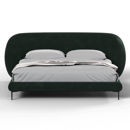 Bolzano Upholstered Bed with Curved Headboard