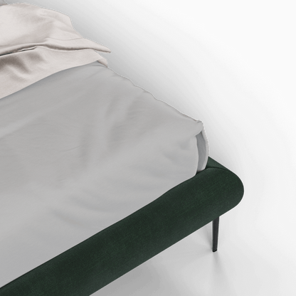 Bolzano Upholstered Bed with Curved Headboard