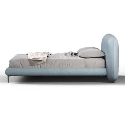 Bolzano Upholstered Bed with Curved Headboard