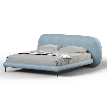 Bolzano Upholstered Bed with Curved Headboard