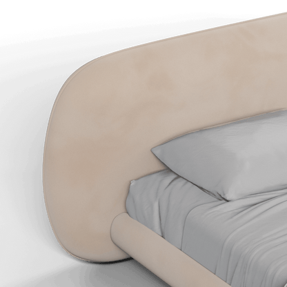 Bolzano Upholstered Bed with Curved Headboard