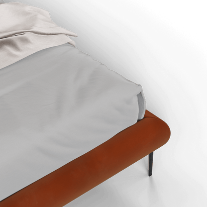 Bolzano Upholstered Bed with Curved Headboard