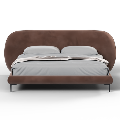 Bolzano Upholstered Bed with Curved Headboard
