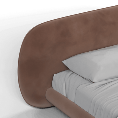 Bolzano Upholstered Bed with Curved Headboard