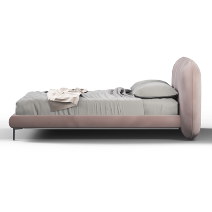 Bolzano Upholstered Bed with Curved Headboard