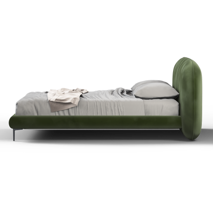 Bolzano Upholstered Bed with Curved Headboard