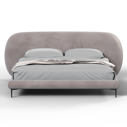 Bolzano Upholstered Bed with Curved Headboard