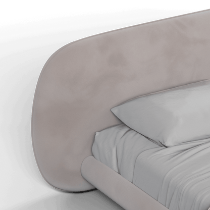 Bolzano Upholstered Bed with Curved Headboard