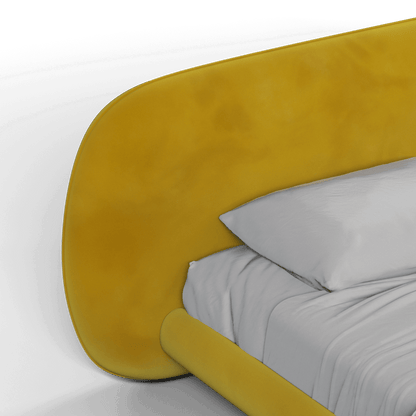 Bolzano Upholstered Bed with Curved Headboard