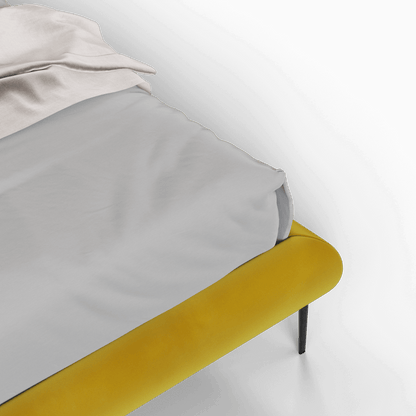 Bolzano Upholstered Bed with Curved Headboard