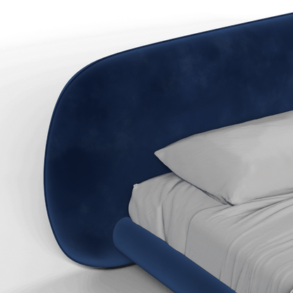 Bolzano Upholstered Bed with Curved Headboard