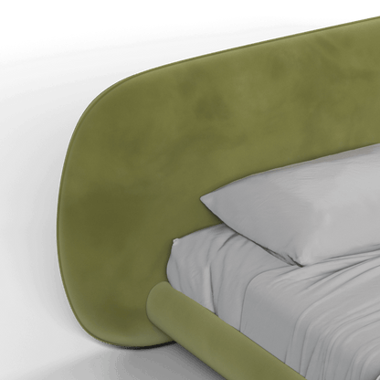 Bolzano Upholstered Bed with Curved Headboard