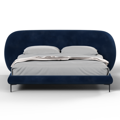 Bolzano Upholstered Bed with Curved Headboard