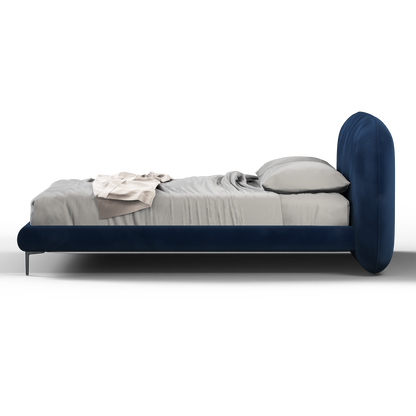 Bolzano Upholstered Bed with Curved Headboard