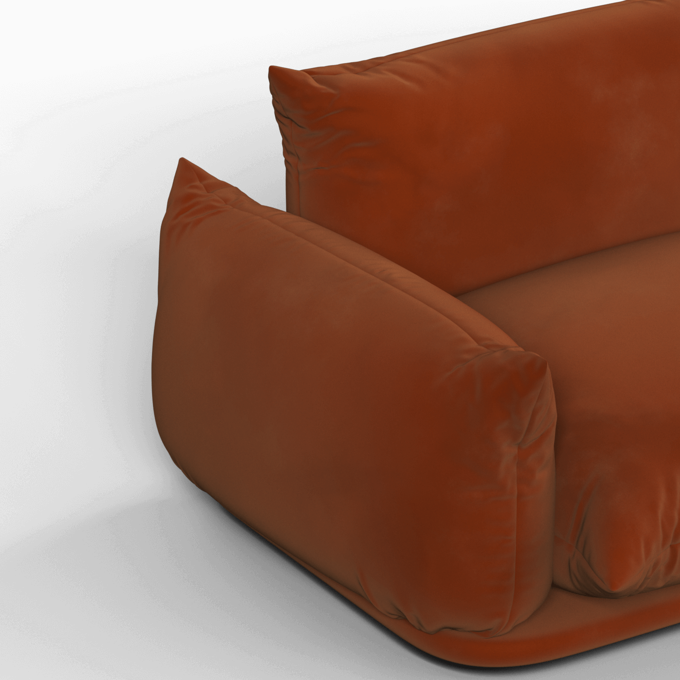 Camden Sofa in Structured Upholstery