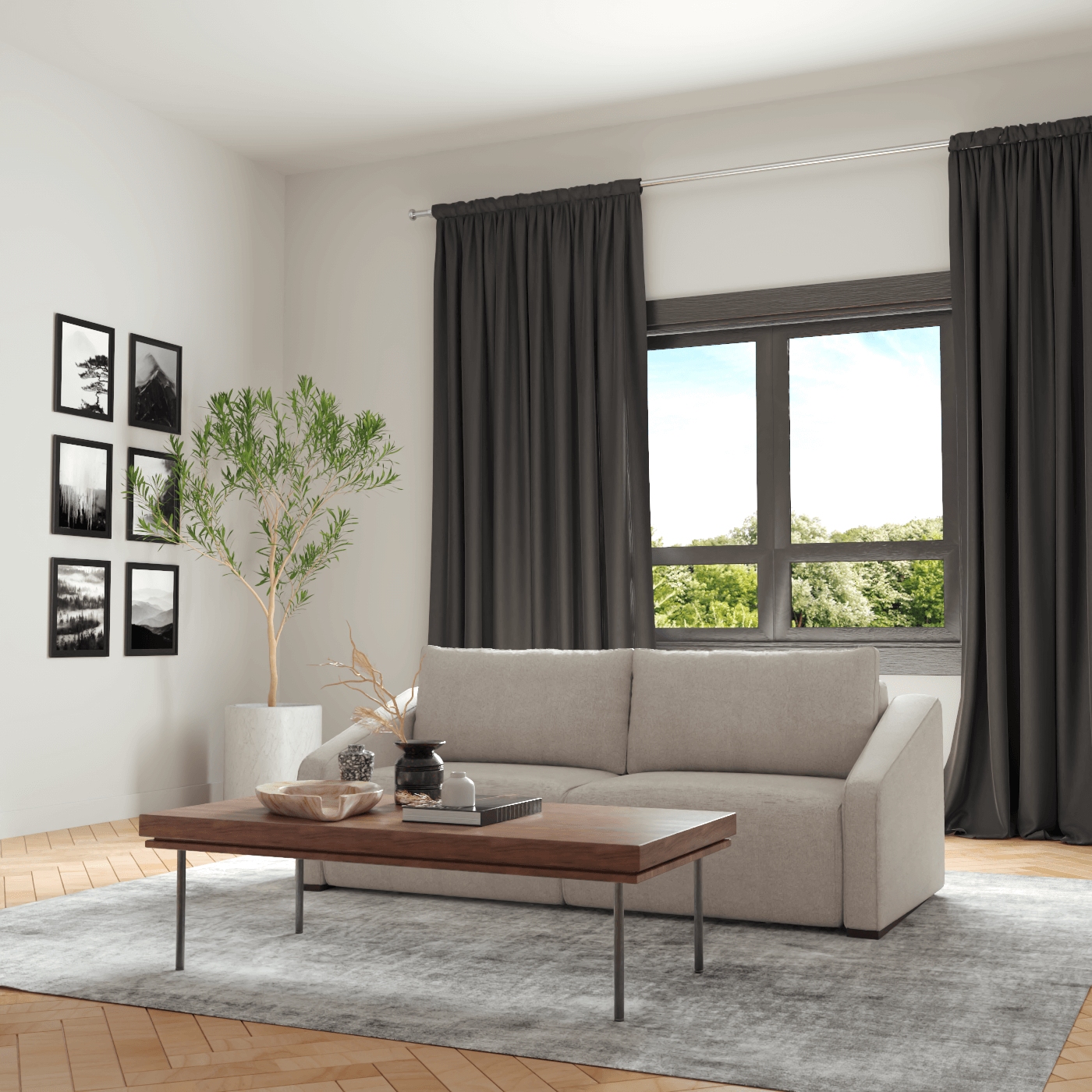 Chelsea Sofa Bed with Modern Form and Convertible Function