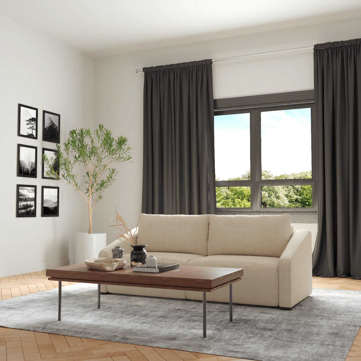 Chelsea Sofa Bed with Modern Form and Convertible Function