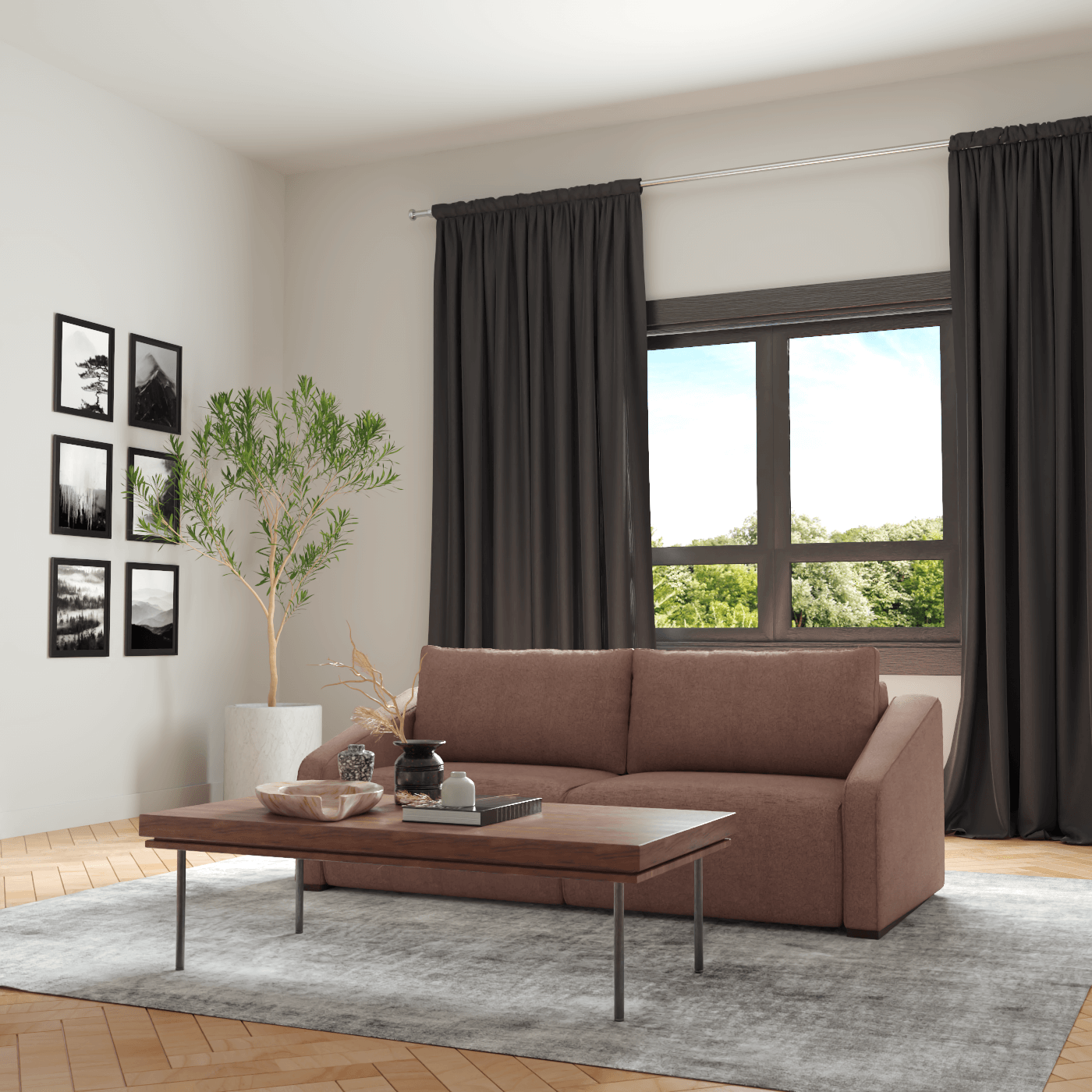 Chelsea Sofa Bed with Modern Form and Convertible Function