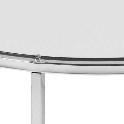 Side Table Cross - Transparent