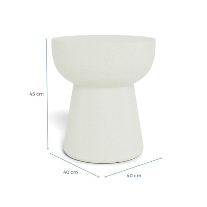 Side Table Cabra - Light Beige