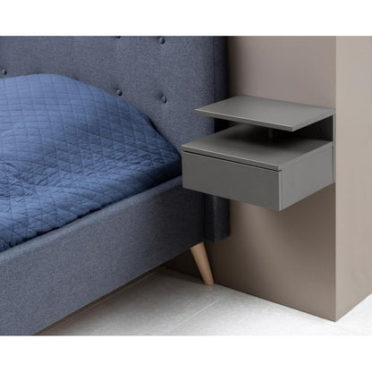 Bedside Table Ashlan - Grey