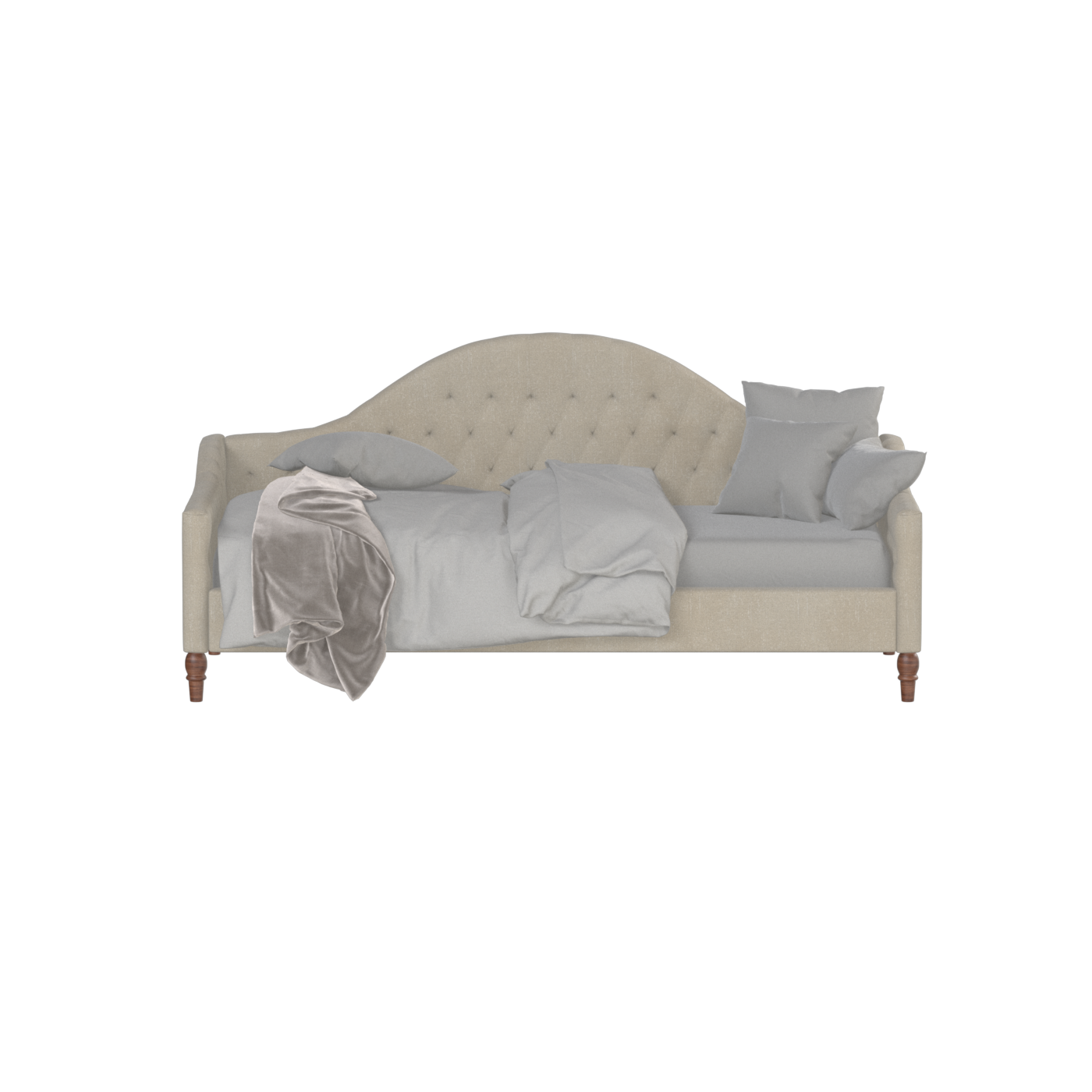 Elise Daybed with Elegant Curves and Versatile Comfort