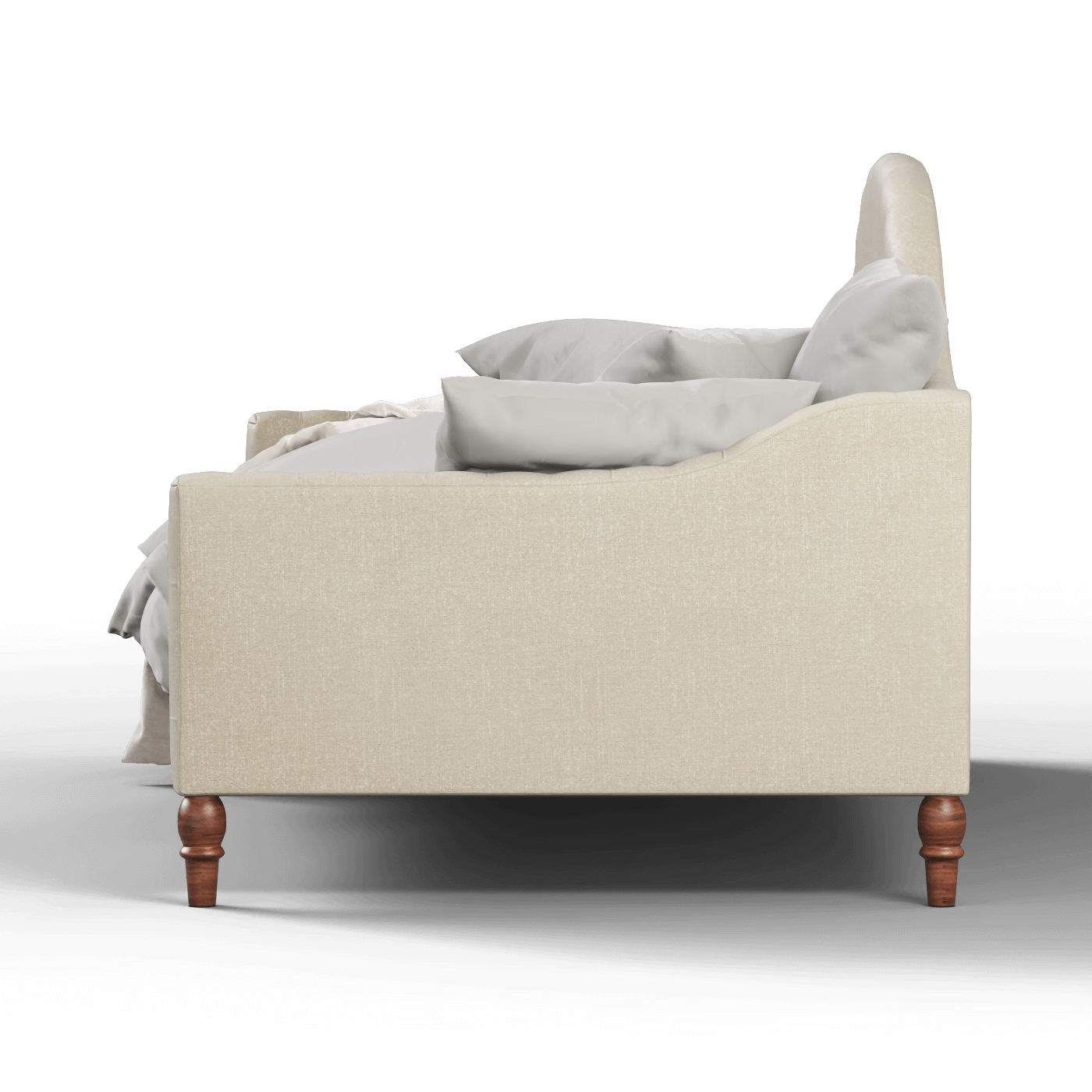 Elise Daybed with Elegant Curves and Versatile Comfort