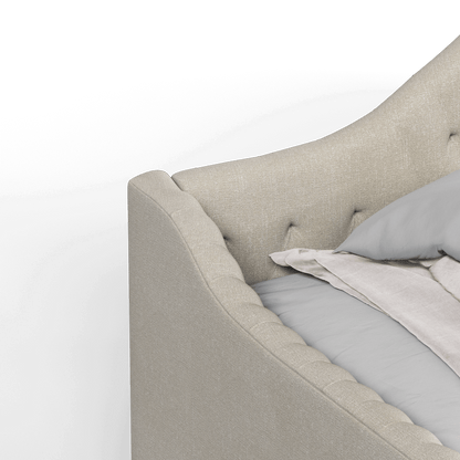 Elise Daybed with Elegant Curves and Versatile Comfort