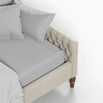 Elise Daybed with Elegant Curves and Versatile Comfort