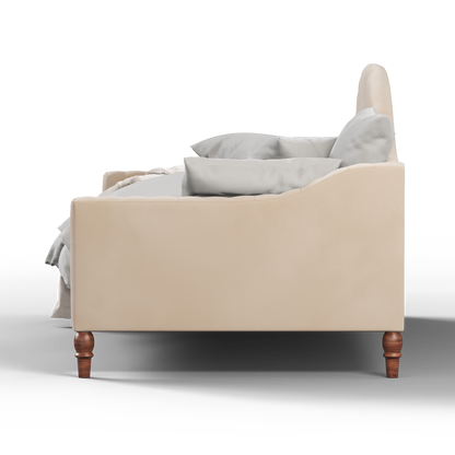 Elise Daybed with Elegant Curves and Versatile Comfort