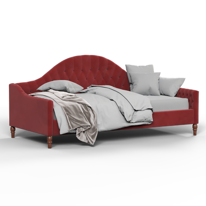 Elise Daybed with Elegant Curves and Versatile Comfort