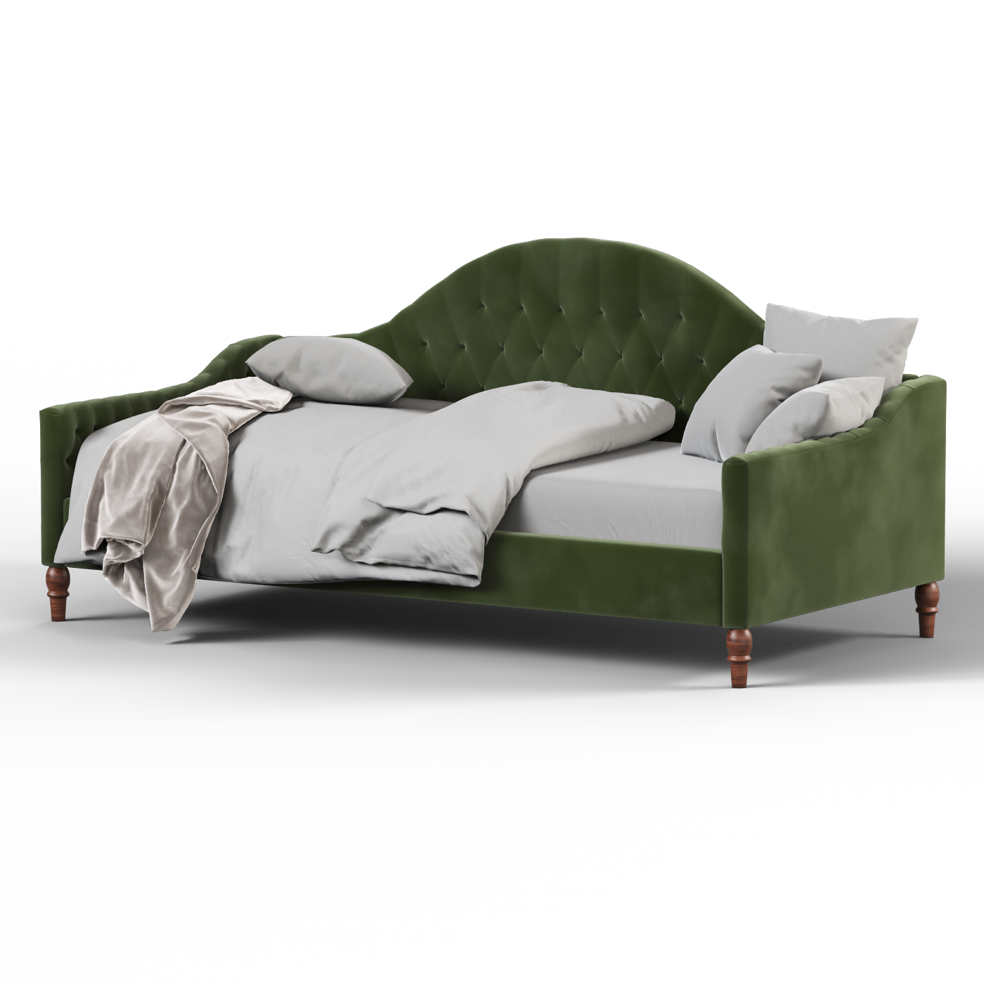 Elise Daybed with Elegant Curves and Versatile Comfort